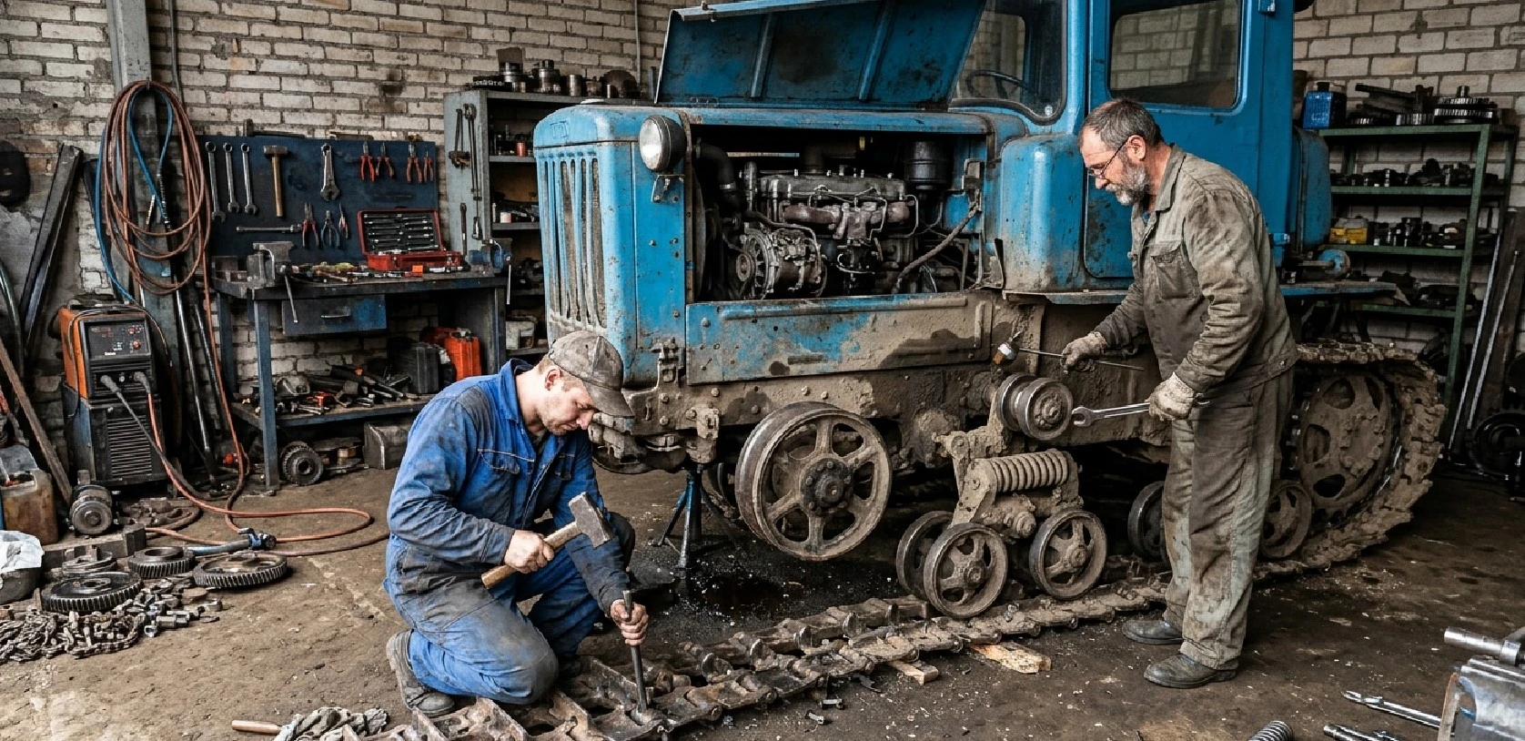 ремнт трактора ДТ 75