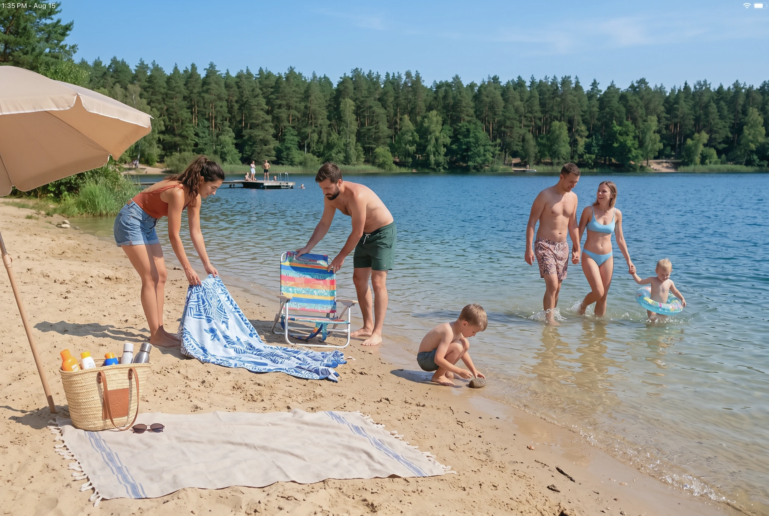 Отдых под Харьковом возле воды