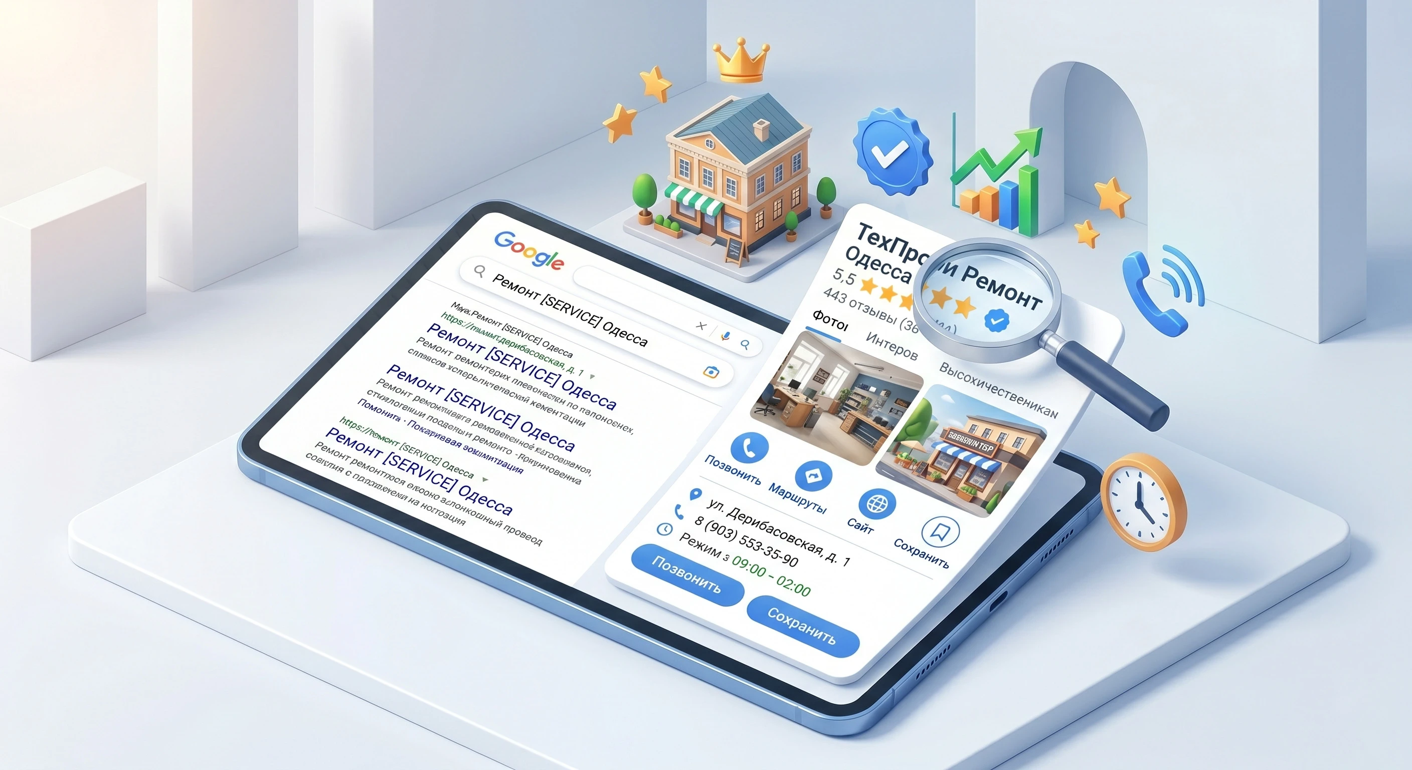 Локальное SEO Профиль Google Business Profile