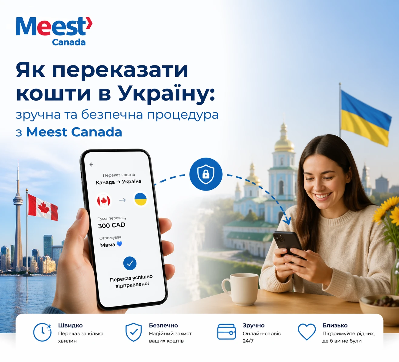 Як переказати кошти в Україну: зручна та безпечна процедура з Meest Canada - 1