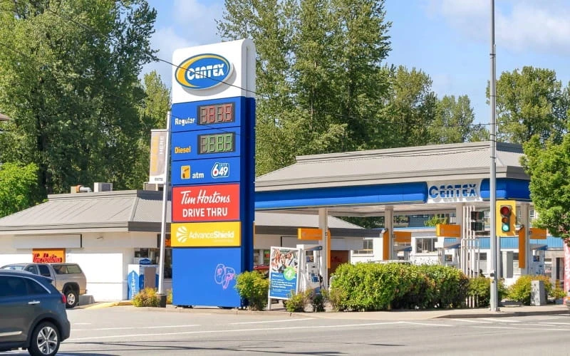 Стела для АЗС