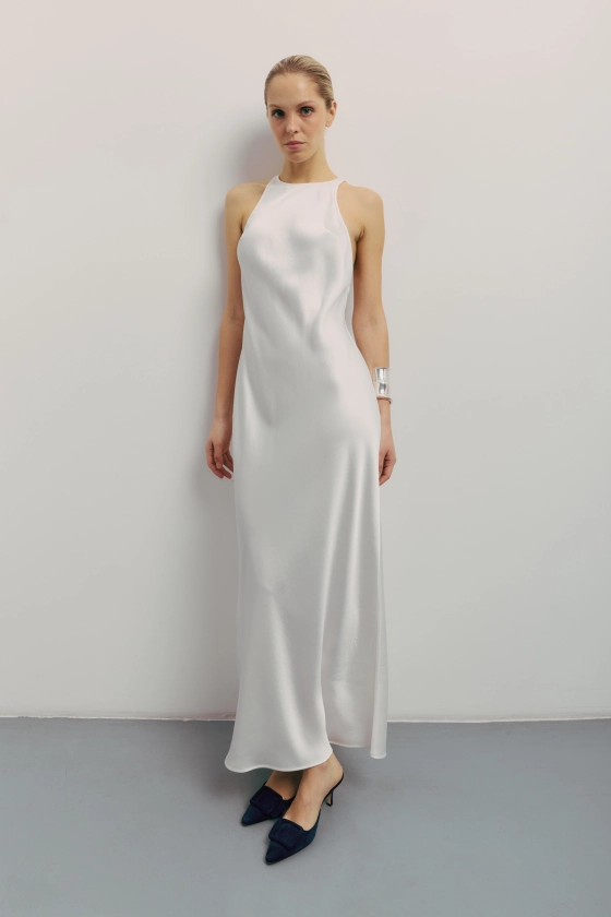 Сукня Slip (молочна, WWT-DR1130-3-6)
