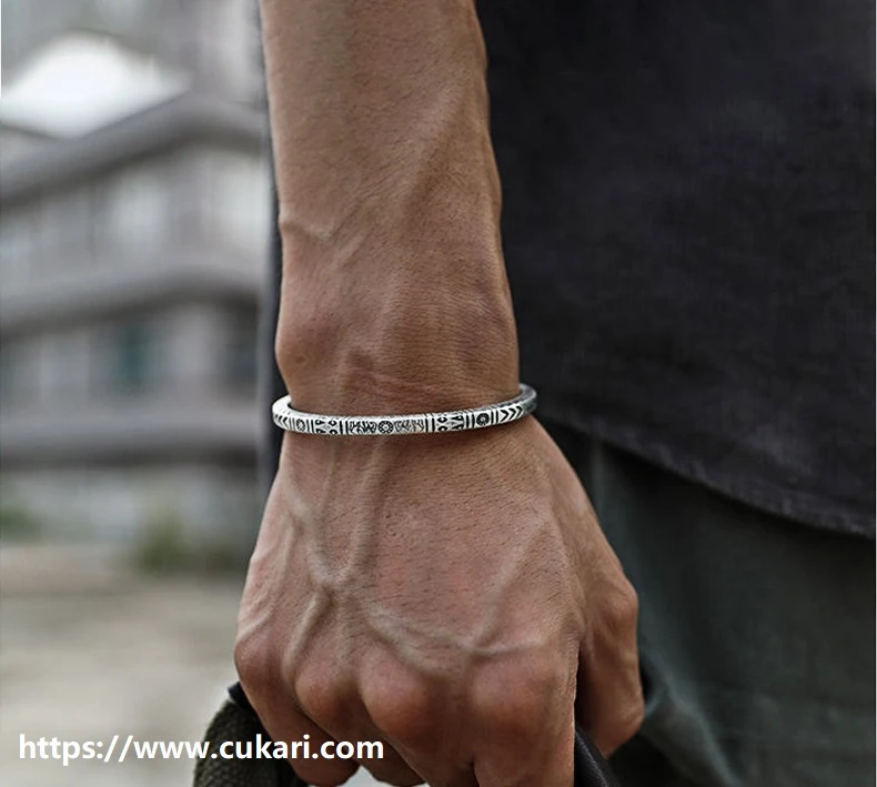 925 Sterling Silver Indian Bangles - cukari.com