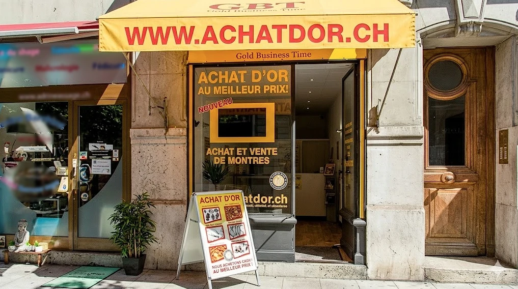 La boutique achatdor.ch à Genève