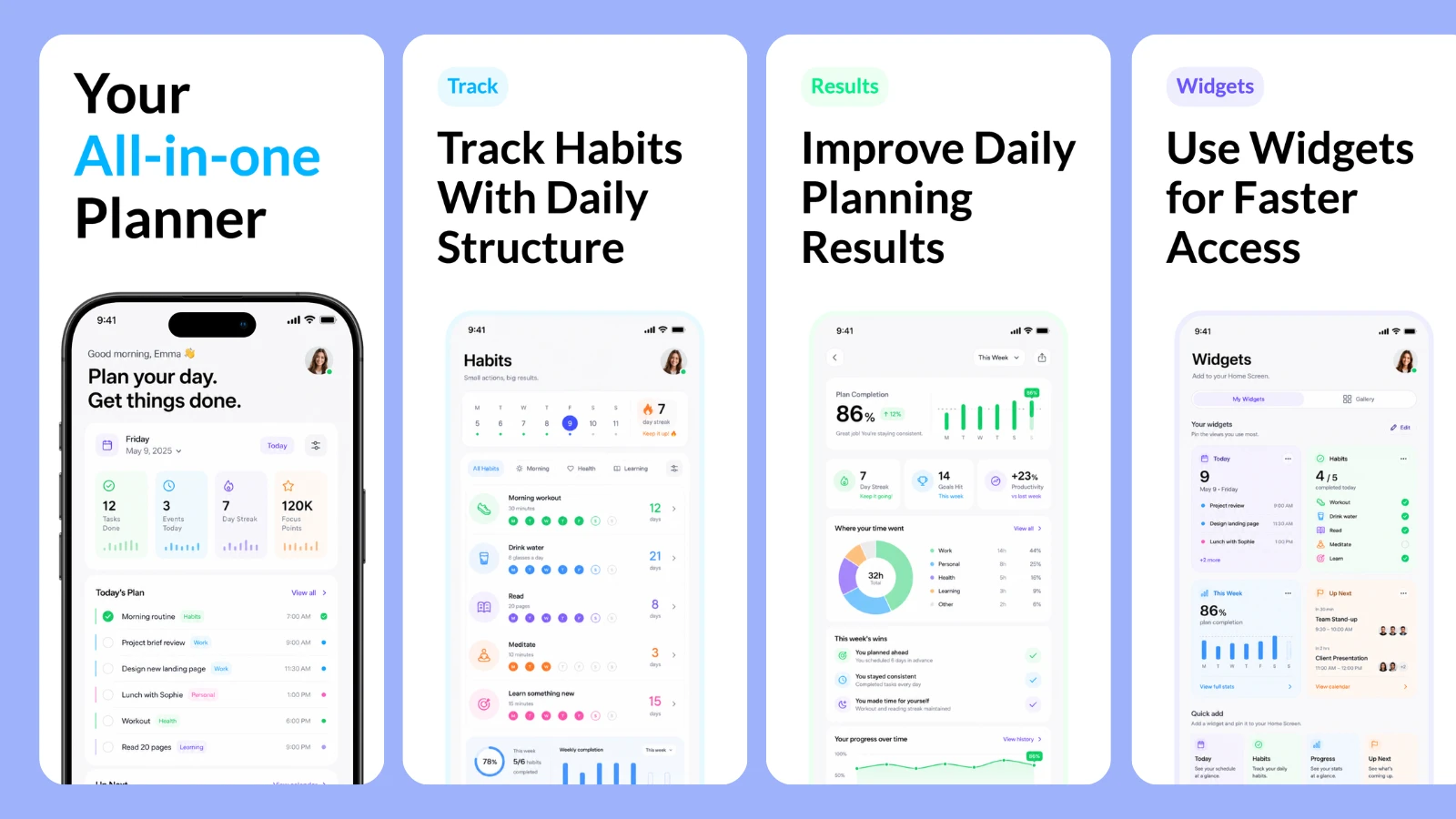 store ready app screenshot templates