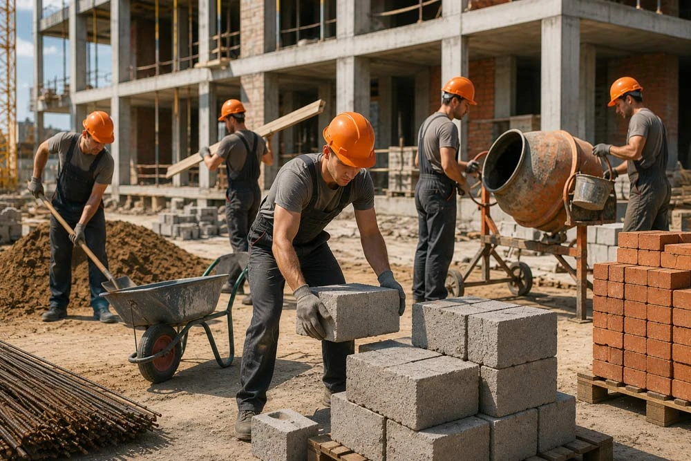 Як замовити підсобників для будівництва