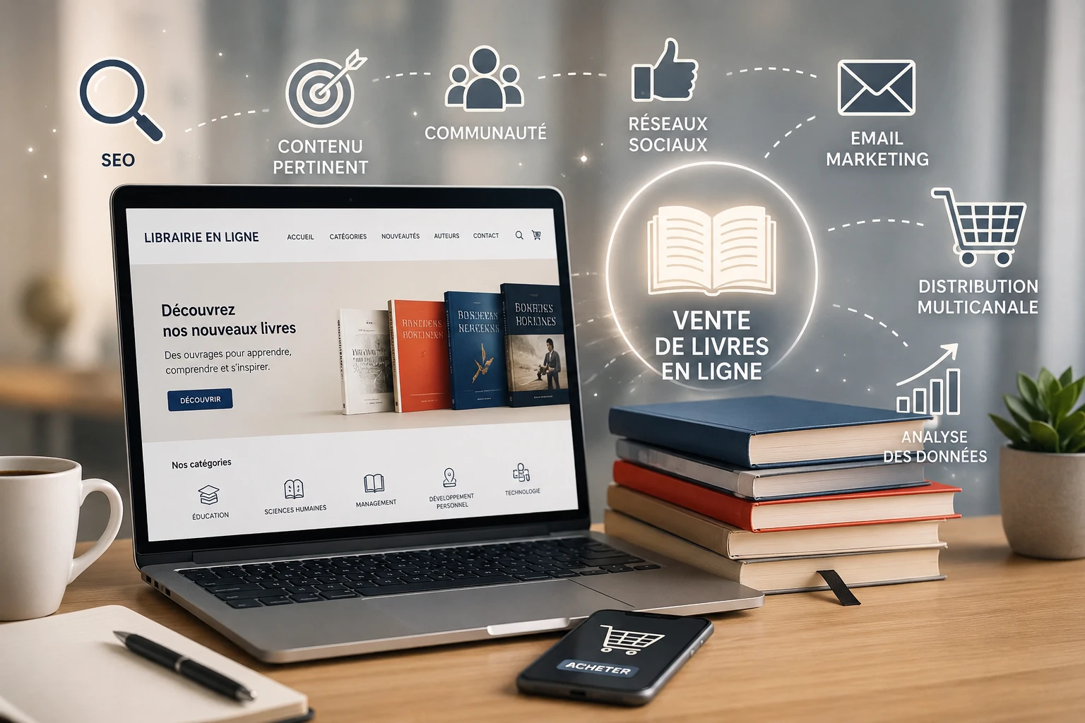 Comment vendre des livres dans l’espace numérique moderne