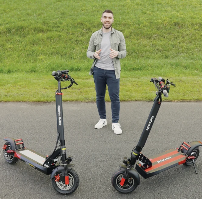 Порівняння електросамокатів Kugoo M4 та M4 Pro — відмінності в комплектації та запчастинах