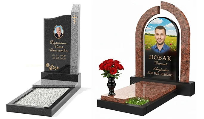 Пам'ятники з фотосклом - Дніпро