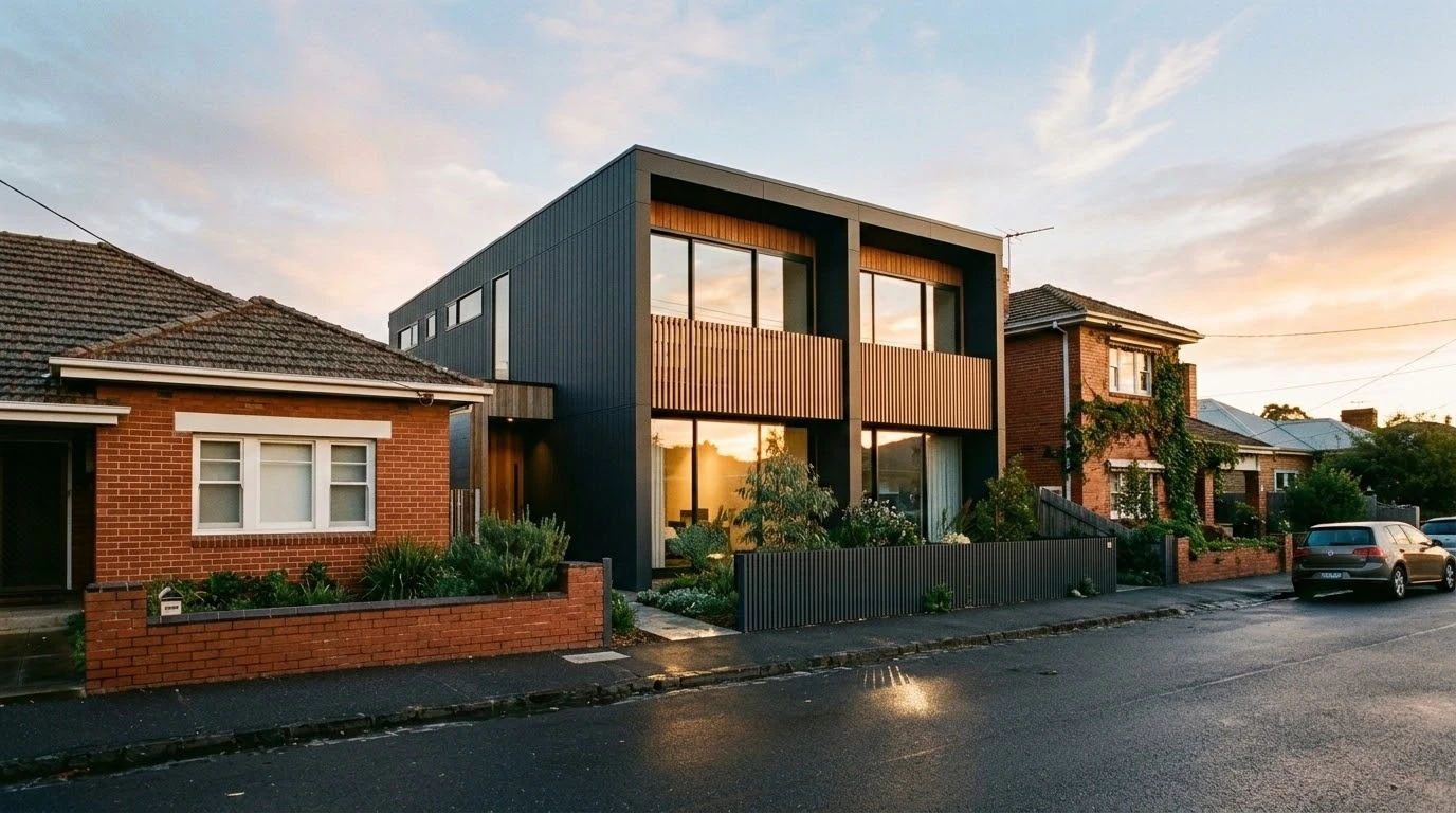 Building on a tight suburban block