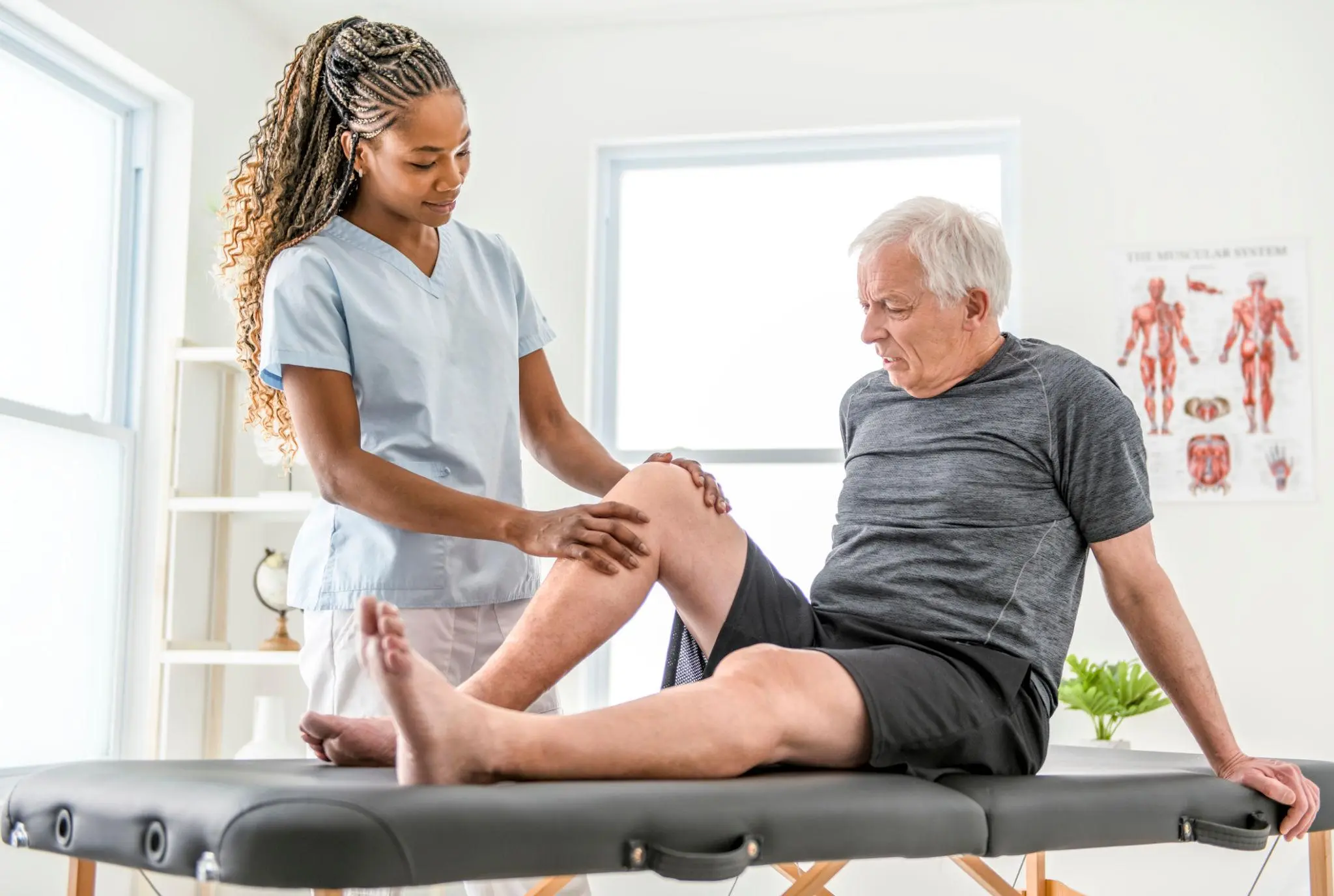 Possibili limiti degli esercizi — knee massage