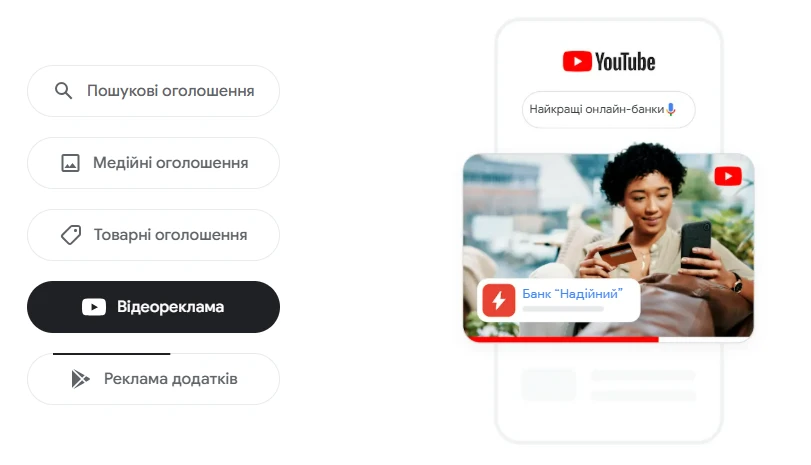 реклама в YouTube