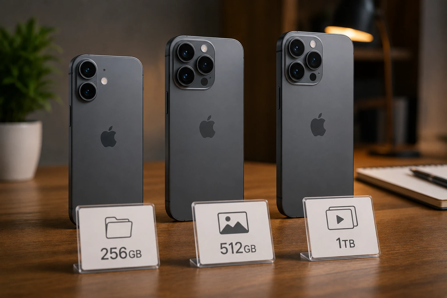Який обсяг пам’яті iPhone 17 вибрати