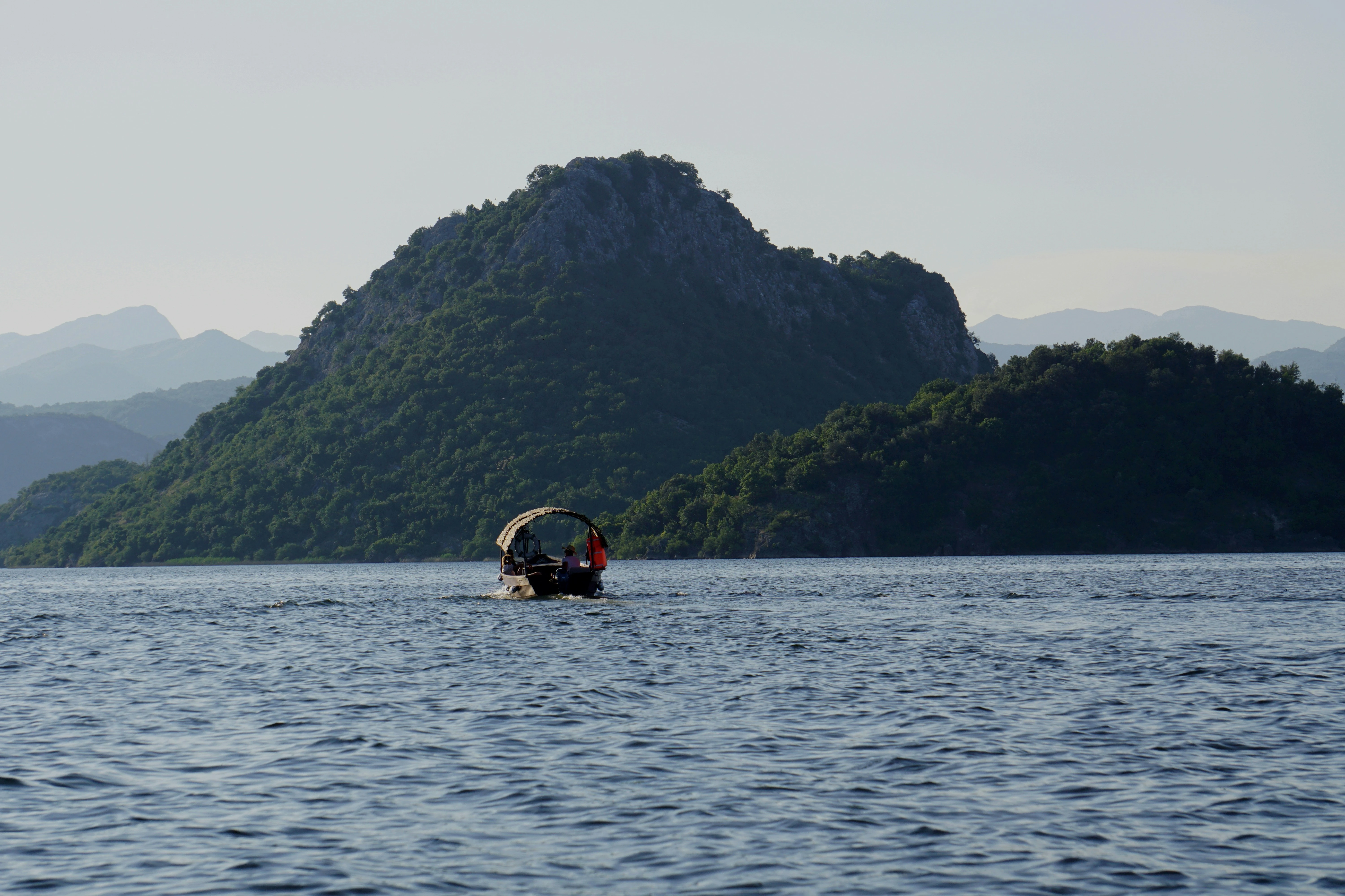 Lakeside dining near Skadar Lake in Montenegro