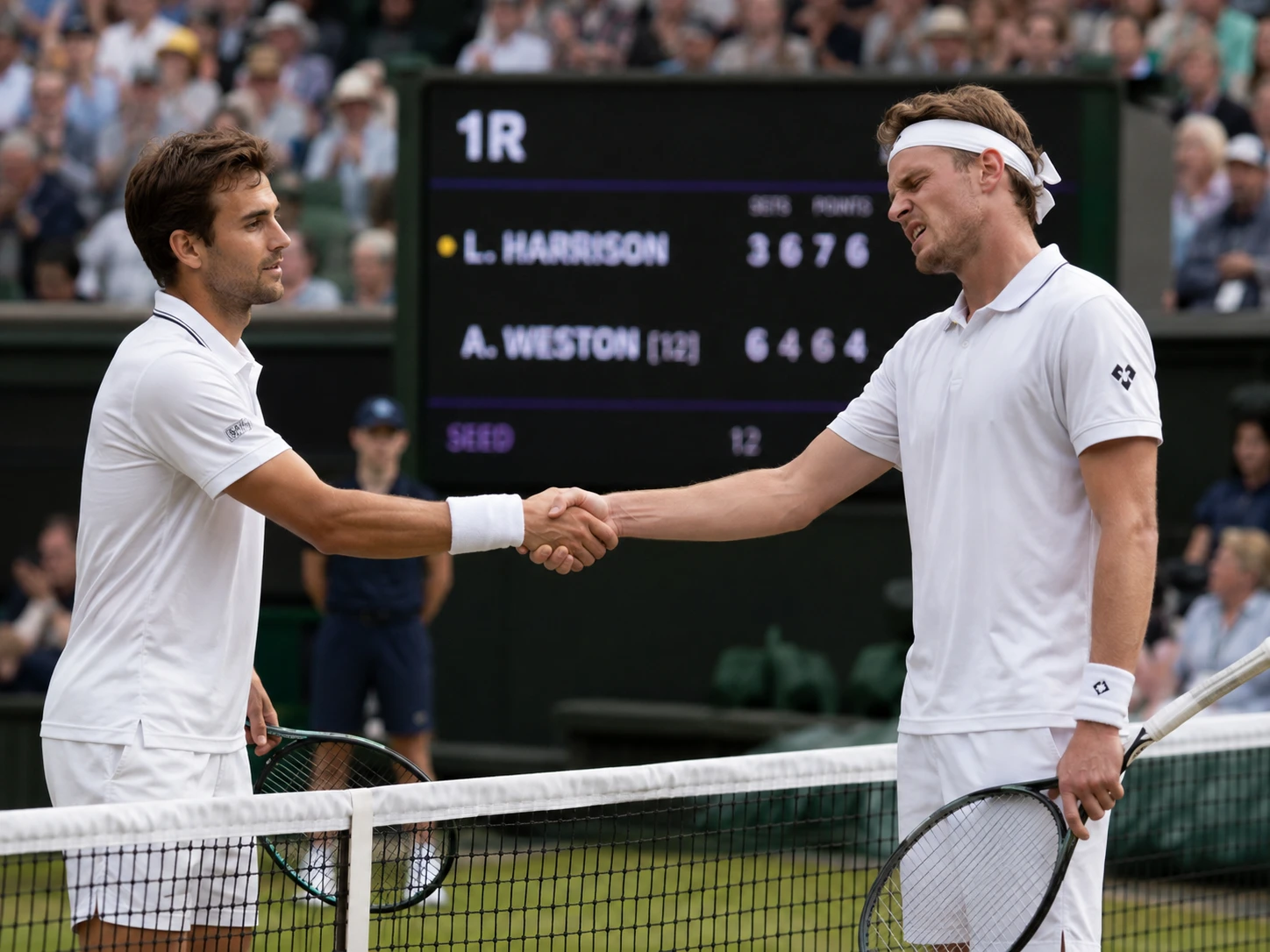 a photo displaying first round upsets at grand slams