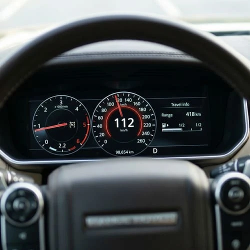 Land Rover панель швидкості