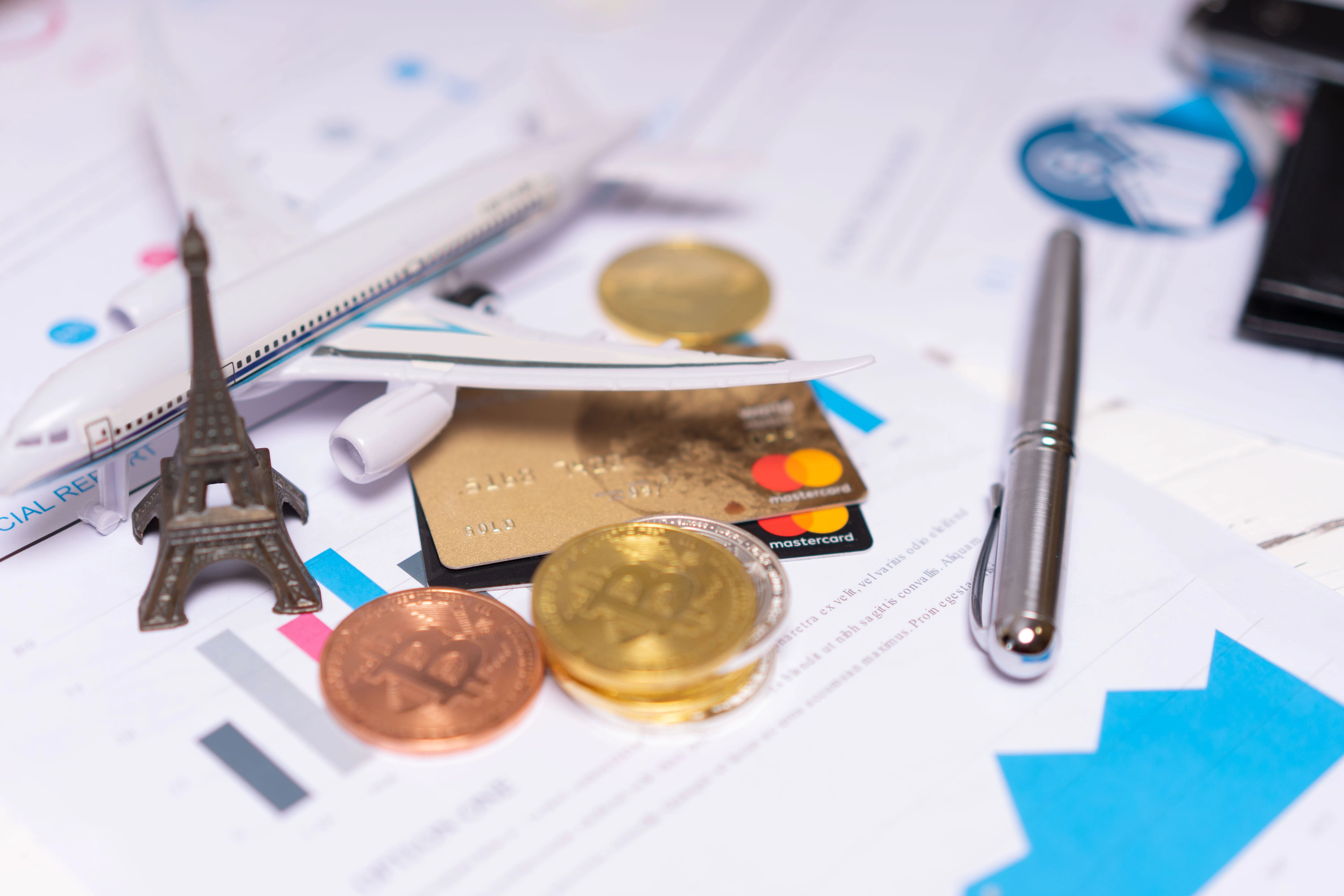 Cryptocurrency and credit card as travel payment options