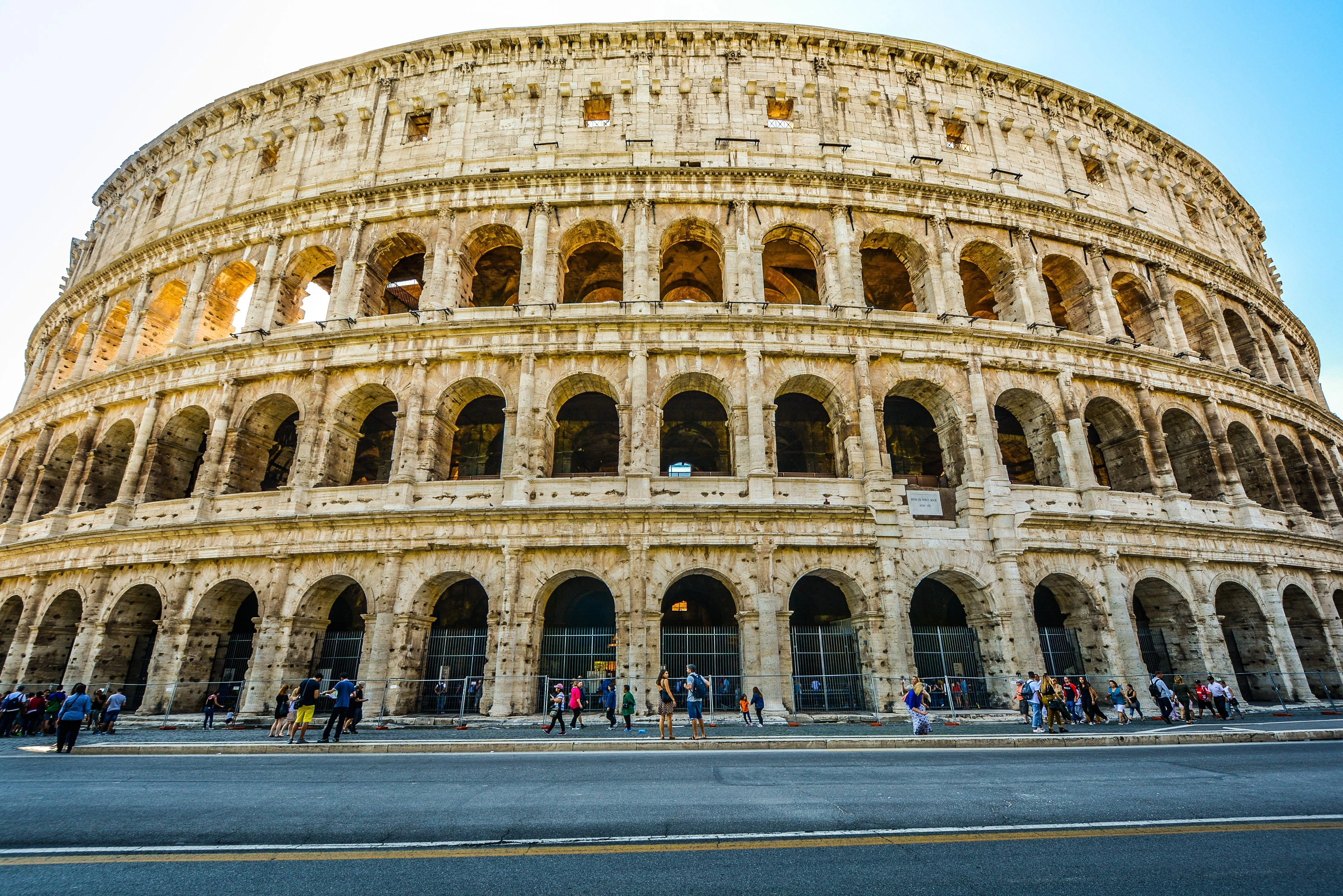 Colosseum in Rome during a 10-day Italy travel itinerary