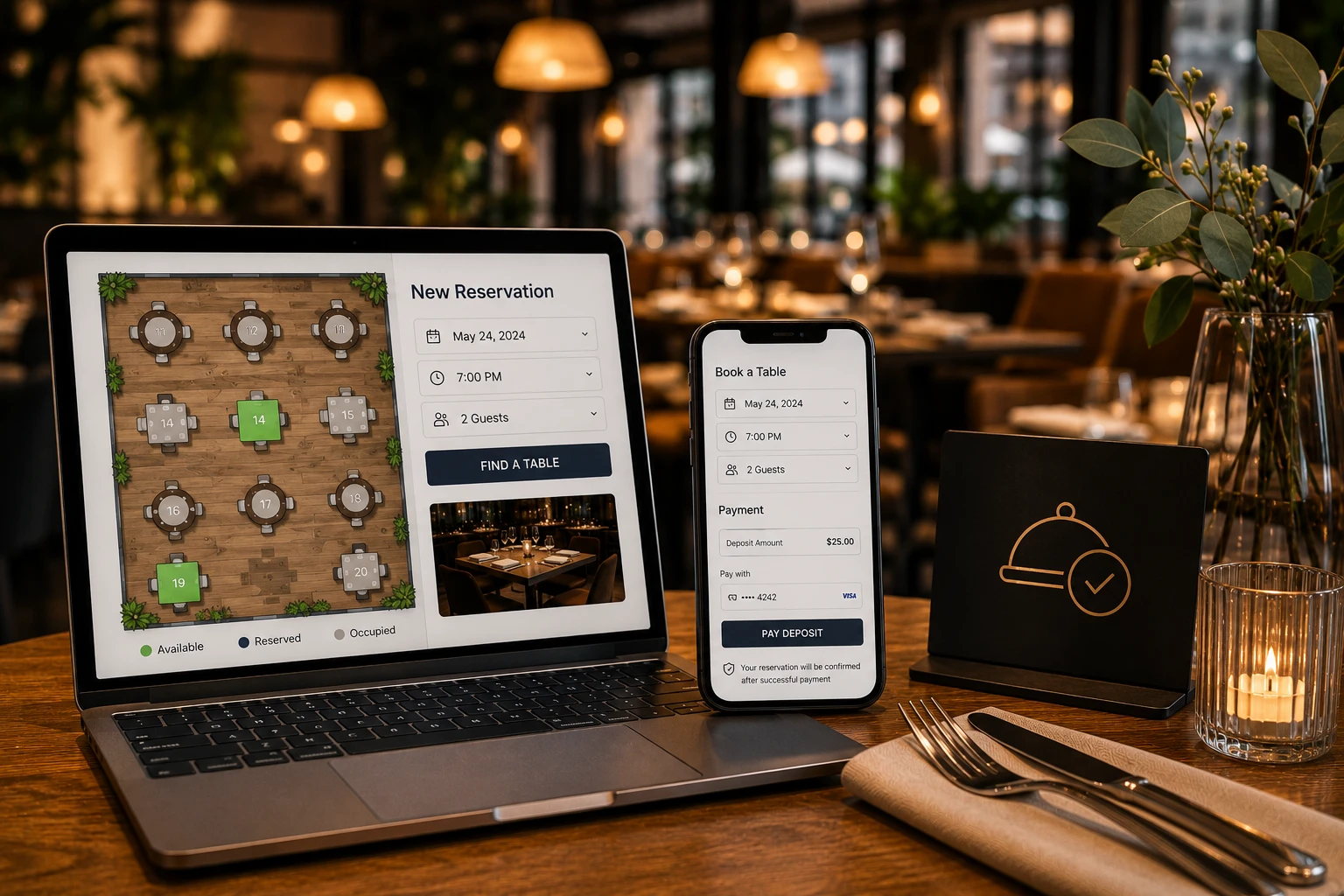 restaurant table booking system