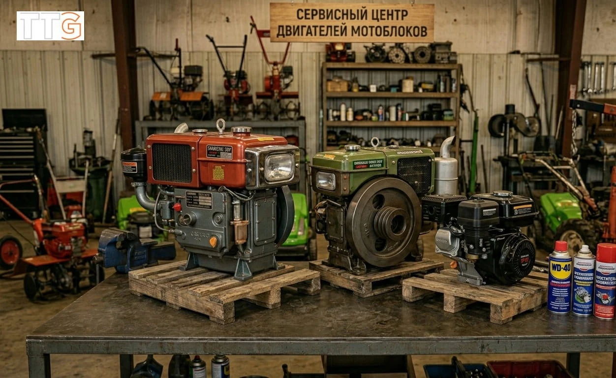 Двигатели для мотоблоков: популярные модели
