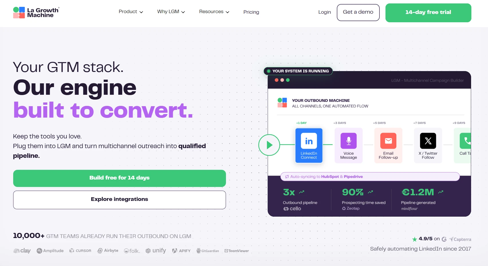 La Growth Machine LinkedIn automation tool