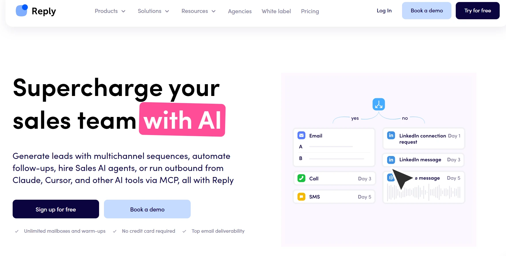 Reply io LinkedIn automation software