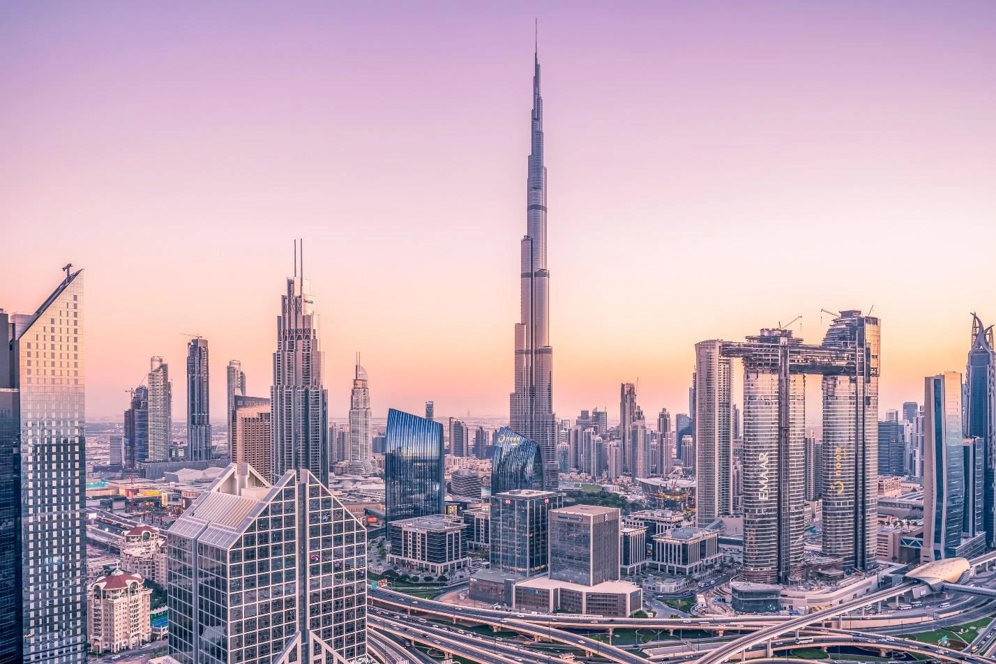 Burj Khalifa Wallpaper 4K, Skyline, Dubai, Skyscraper