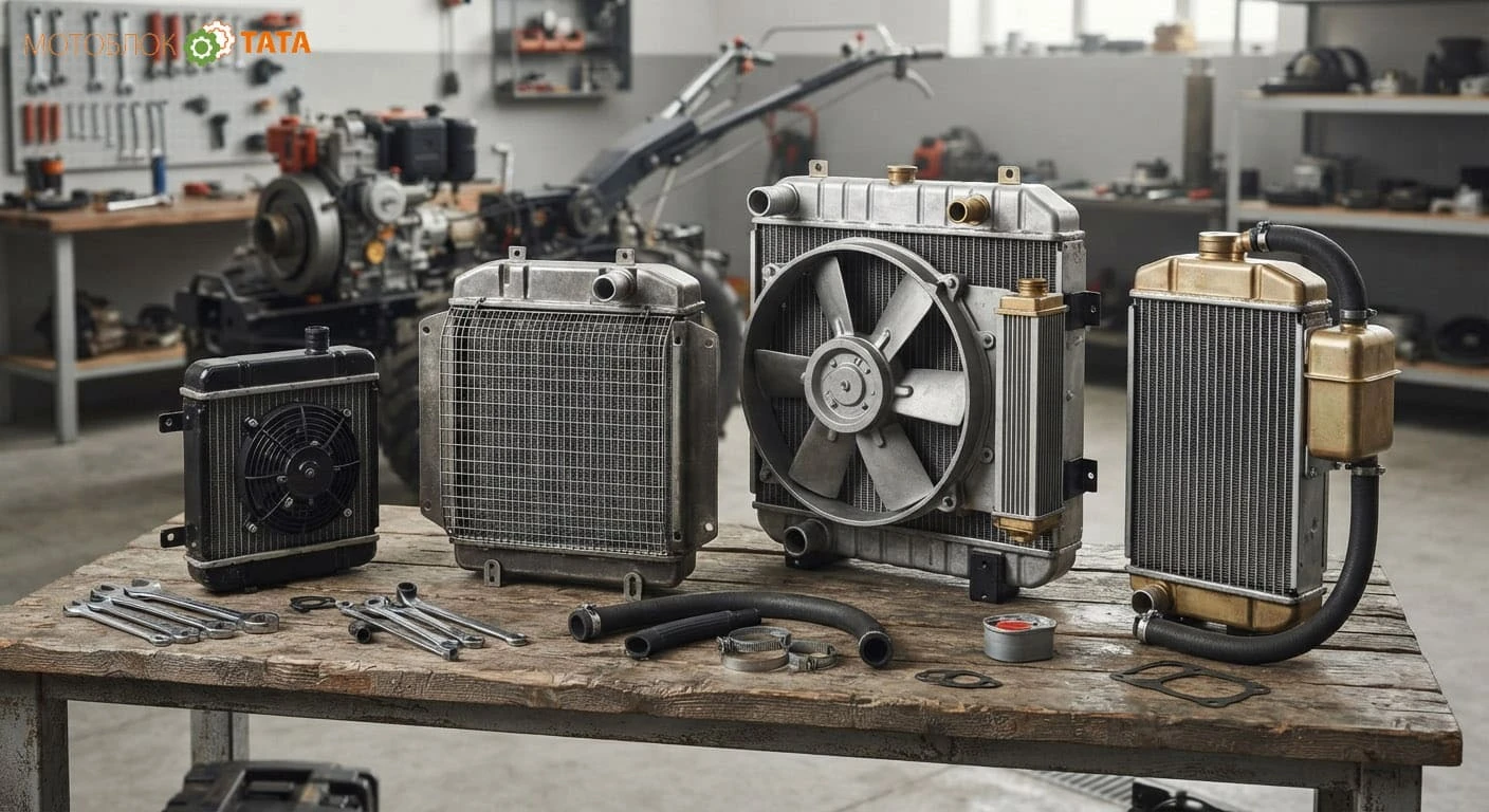 Радиатор для мотоблока в магазине Motoblok-TATA