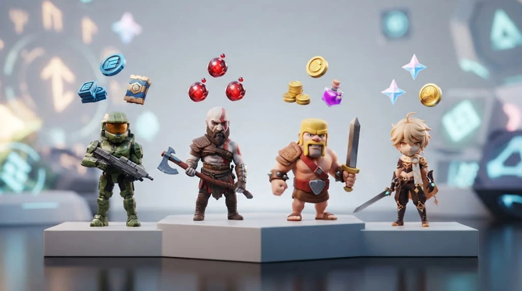 games characters with currncies