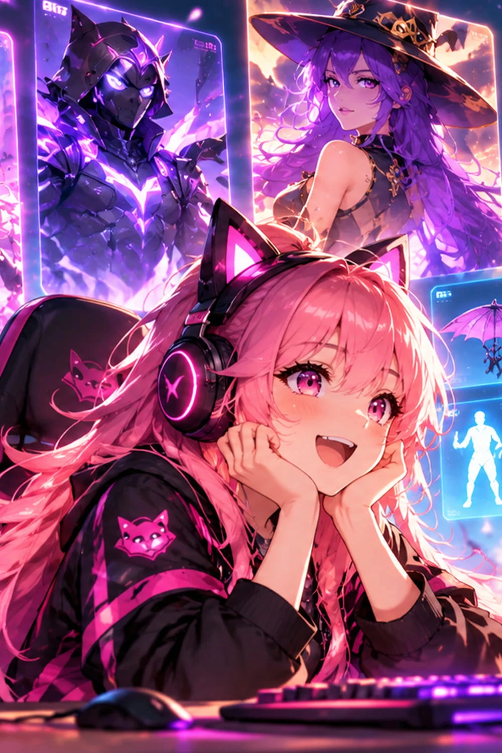 anime gamer girl