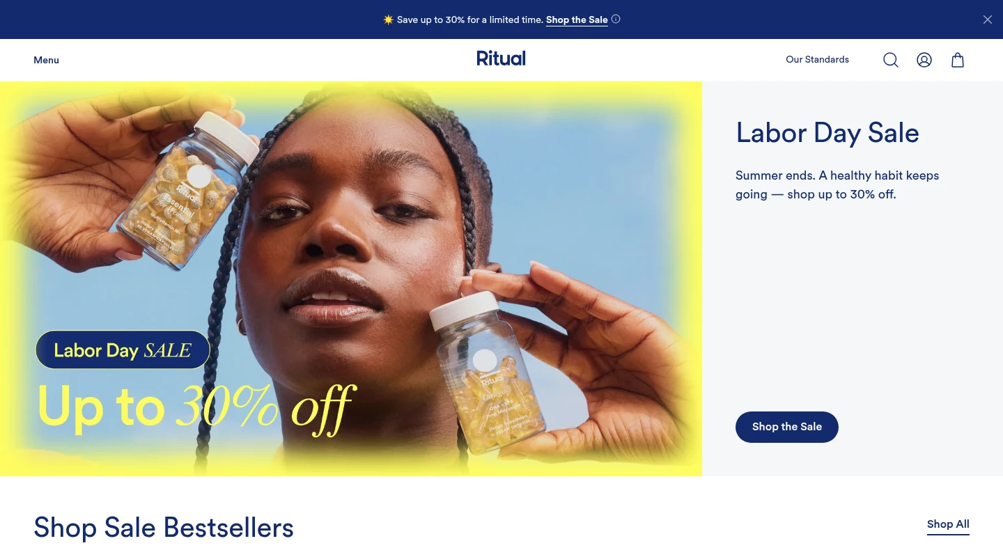 Ritual homepage