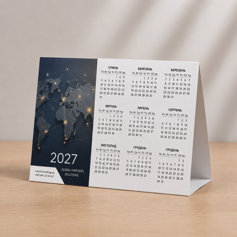 Настільні календарі-будиночки на 2027 рік