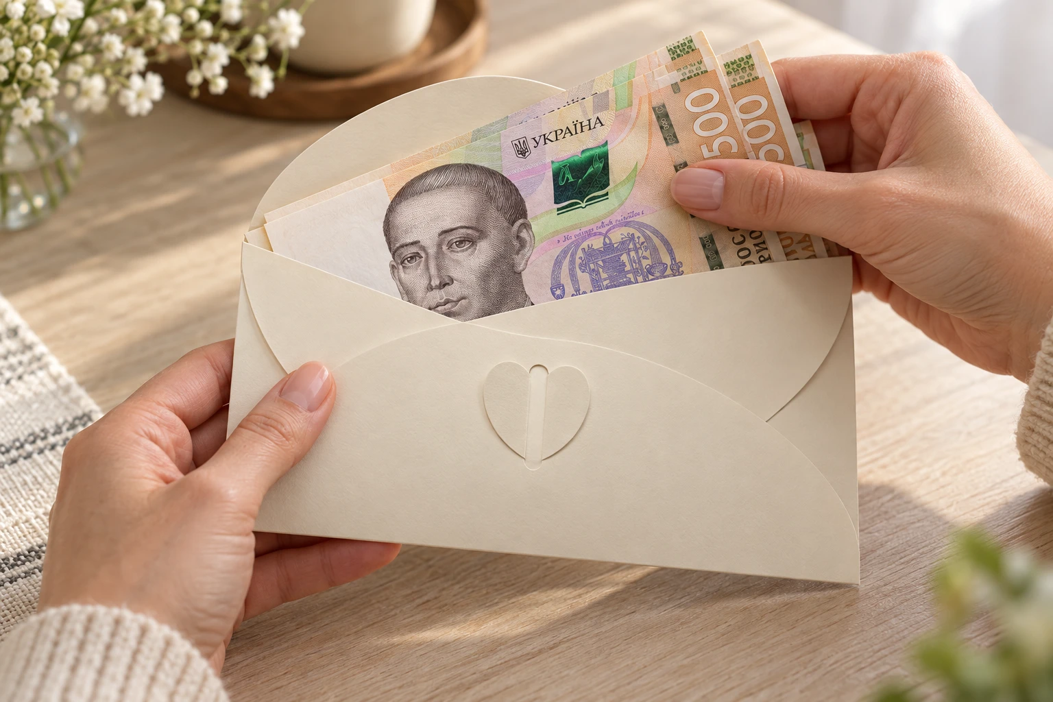 Як подарувати гроші