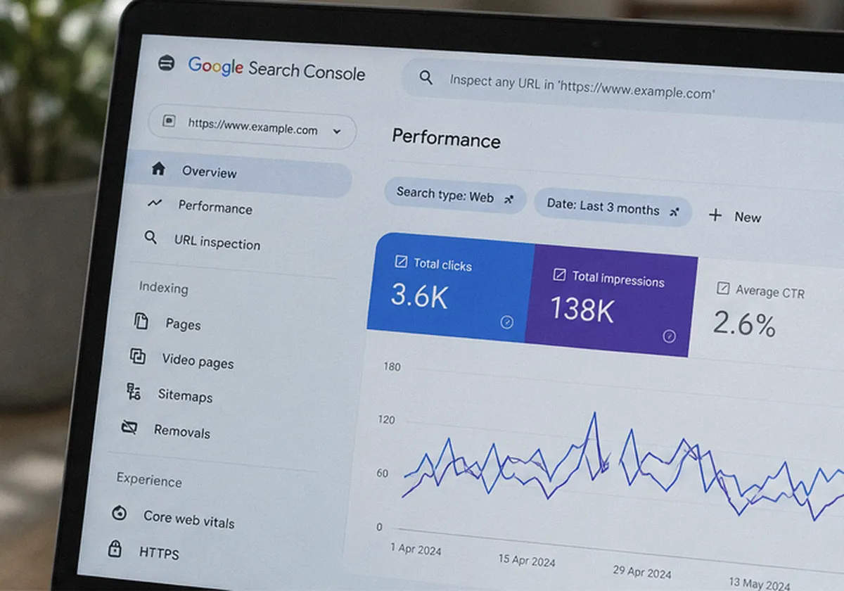google search console interface