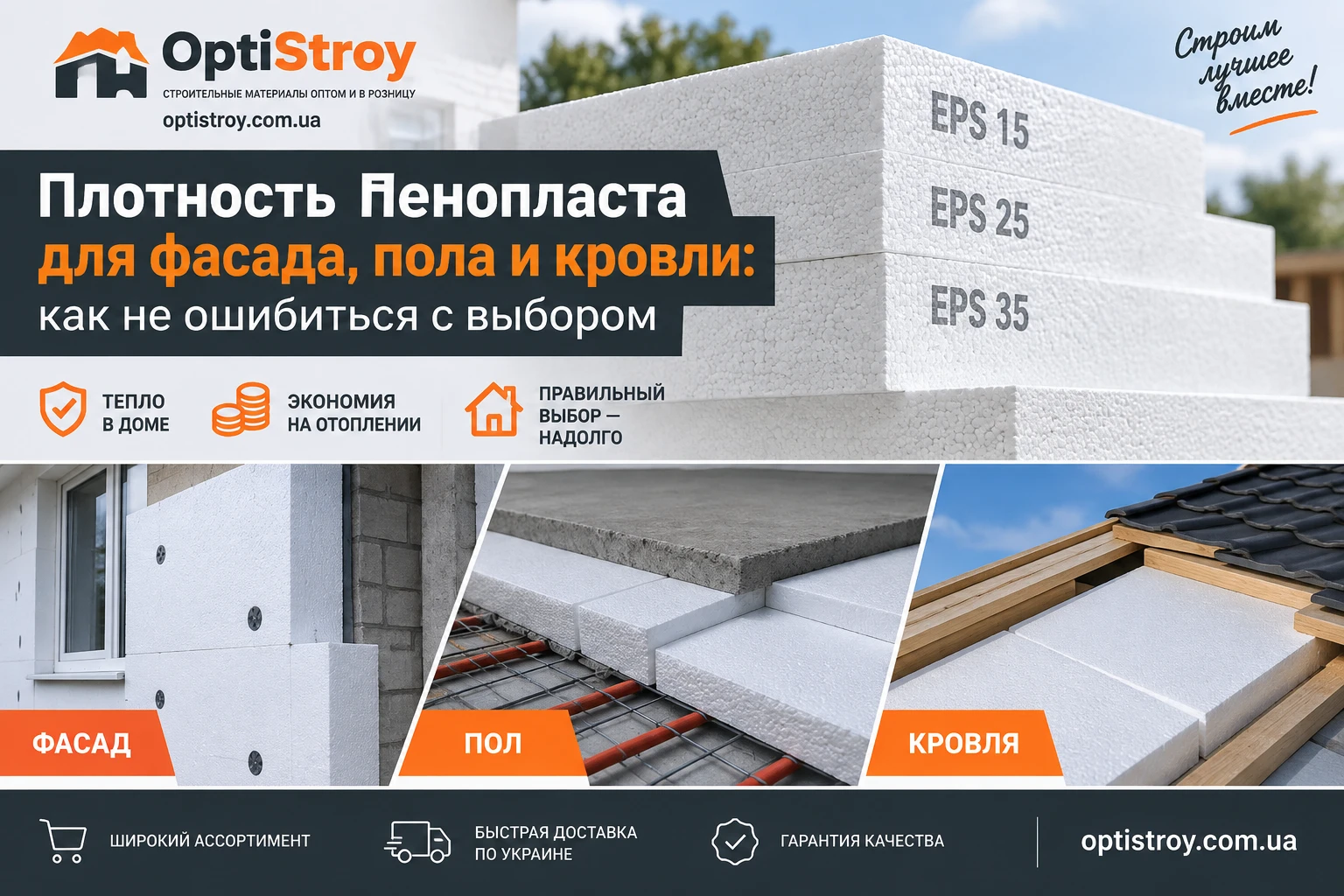 Плотность пенопласта для фасада