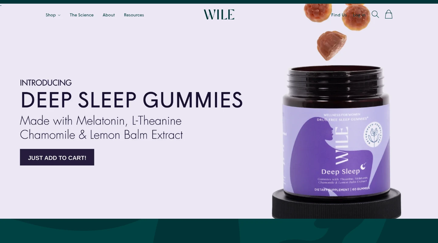 Screenshot of wilewomen.com