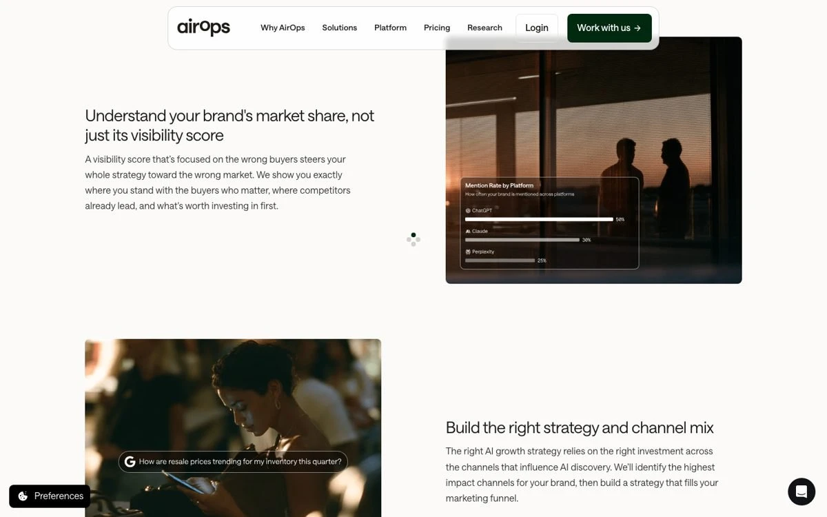 AirOps pairs a strategy team with its content system