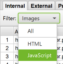 Screaming Frog Seo Spider: как найти JavaScript файлы