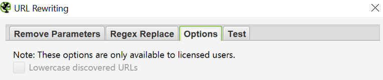 Screaming Frog: URL after rewriting