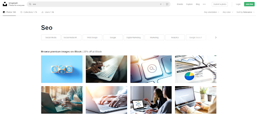 Unsplash — альтернативная поисковая сиситема для поиска изображений
