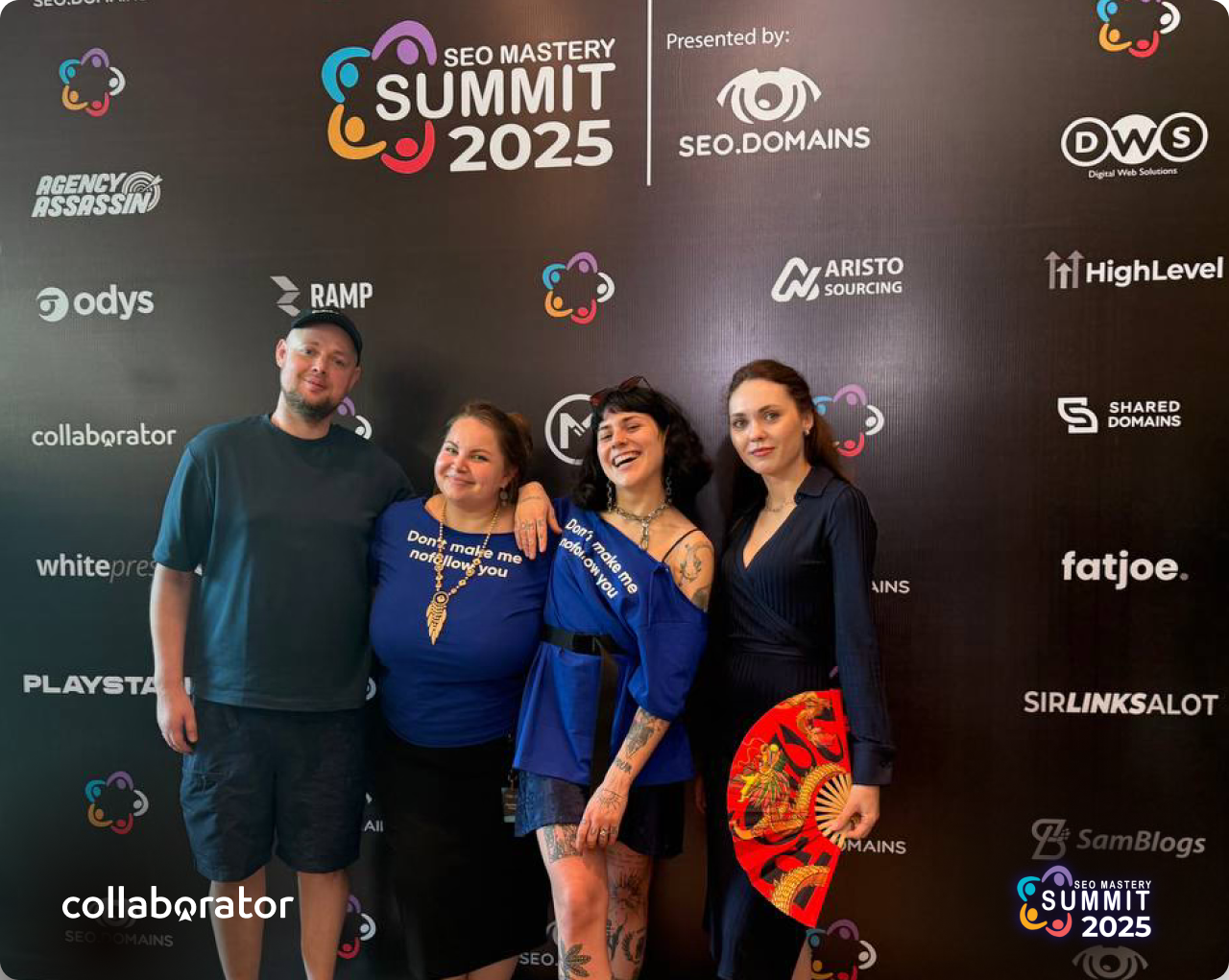Команда Collaborator.pro на SEO Mastery Summit