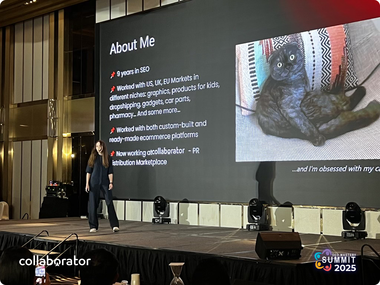 Олександра Хілова виступила з доповіддю про технічне SEO для e-commerce на SEO Mastery Summit 