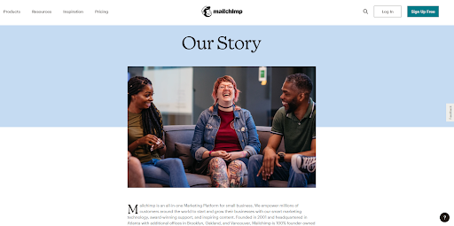 Страница о нас лучшие примеры 