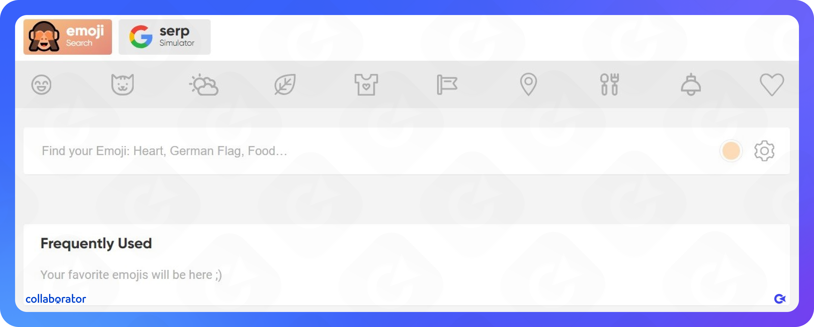 Безкоштовний сервіс підбору емоджі від Collaborator