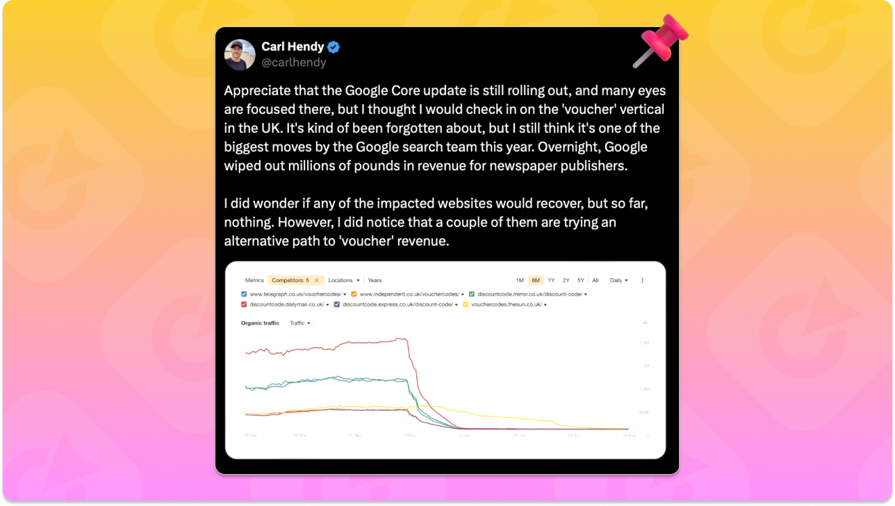 SEO Expert Carl Hendy on the August Core Update 2024