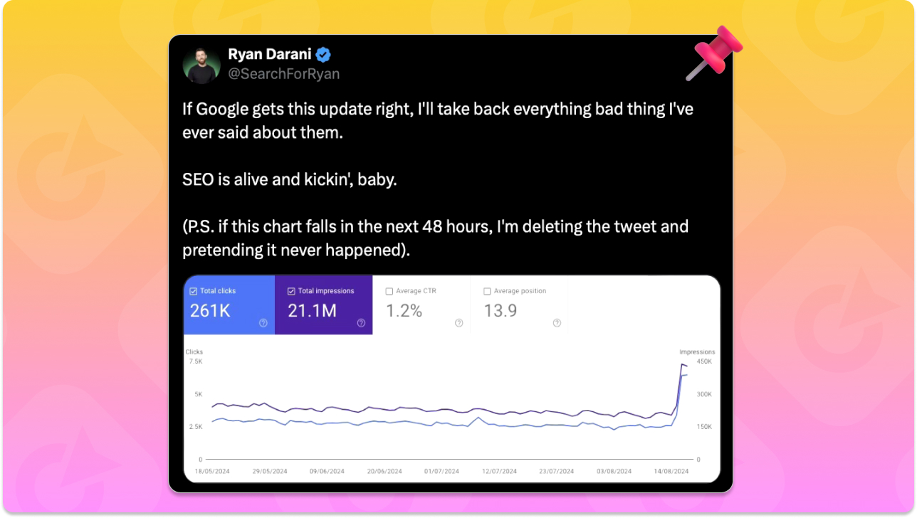 SEO Consultant Ryan Darani on Changes Following the Start of the Core Update 2024