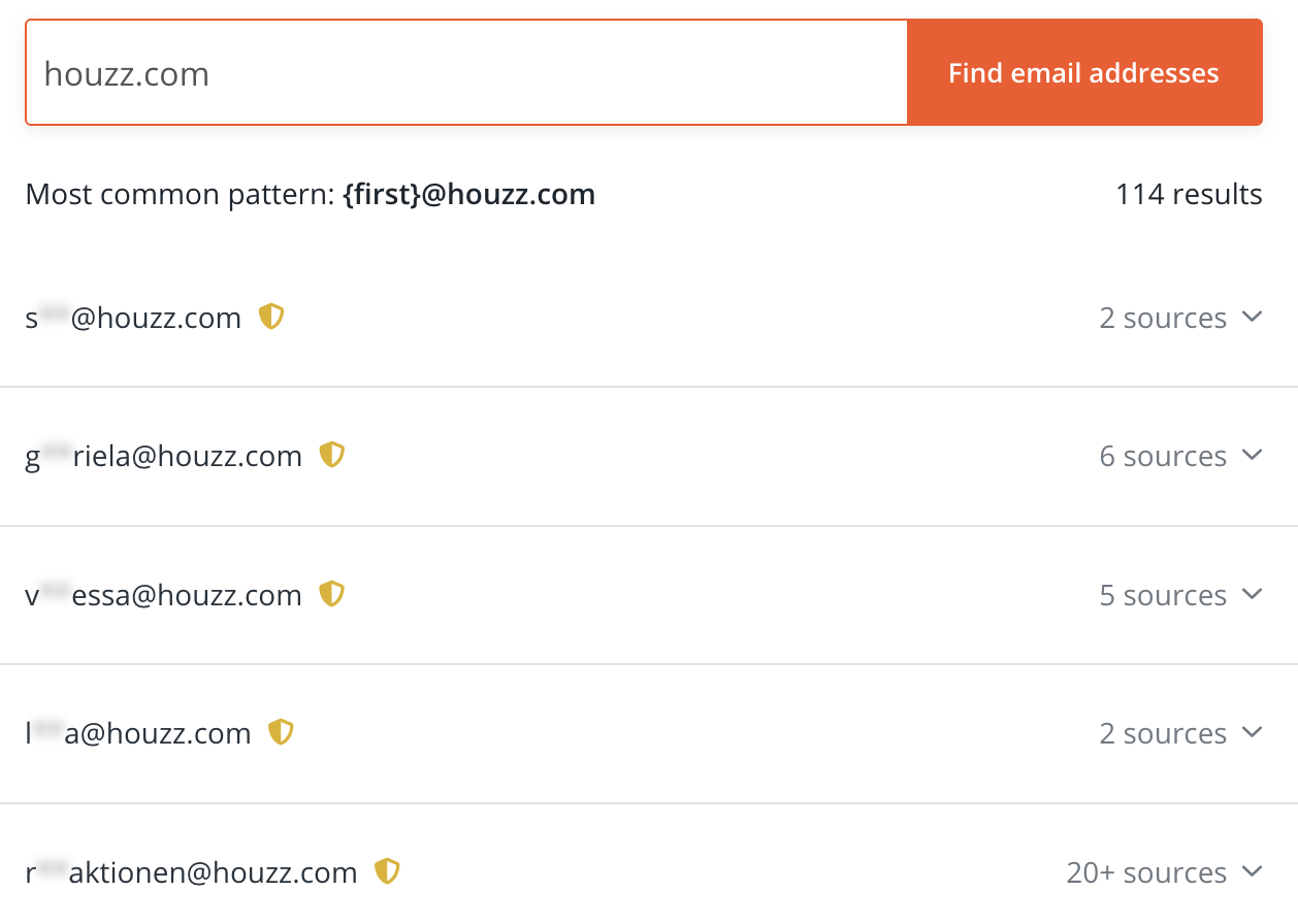 збір контактів для аутрічу