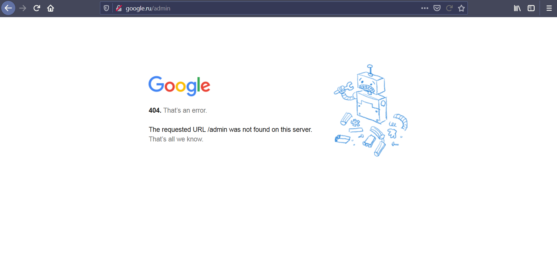 Админка Google