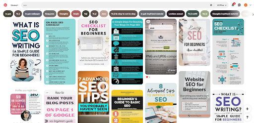 альт Как искать изображения в Pinterest