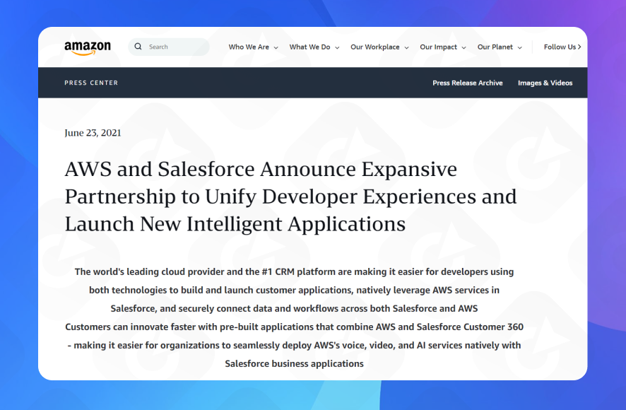 Пример пресс-релиза о партнерстве